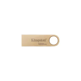   Pendrive, 128GB, USB 3.2 Gen1, KINGSTON "DataTraveler SE9 G3", arany