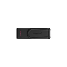   Pendrive, 64GB, USB 3.2 Gen1, KINGSTON "DataTraveler Exodia S", fekete