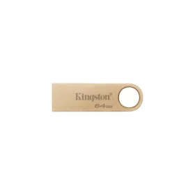  Pendrive, 64GB, USB 3.2 Gen1, KINGSTON "DataTraveler SE9 G3", arany