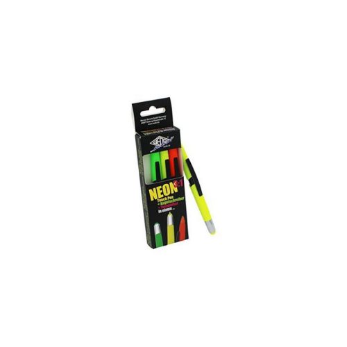 Multifunkciós golyóstoll, szövegkiemelő, érintő toll készlet, WEDO "3-in-1", neon színek