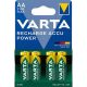 Tölthető elem, AA ceruza, 4x2100 mAh, előtöltött, VARTA "Power"