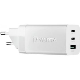   Hálózati töltő, 1xUSB, 2x USB-C kimenet, 65W, VARTA "High Speed"