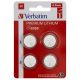 Gombelem, CR2025, 4 db, VERBATIM "Premium"