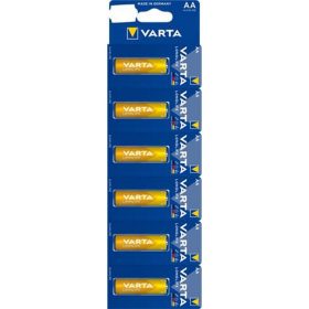   Elem, AA ceruza, 6 db, egyesével téphető, VARTA "Longlife Kartella"