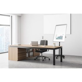   Flipchart tábla, mágneses felület, 70x100 cm, mobil, VICTORIA VISUAL