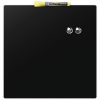   Üzenőtábla, mágneses, írható, fekete, 36x36 cm, NOBO/REXEL