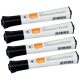 Táblamarker, kúpos hegyű, 2 mm, 10 db, NOBO "Glide", fekete