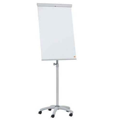Flipchart tábla, mobil, mágneses felület, NOBO "Essentials", fehér