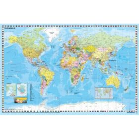   Könyökalátét, kétoldalas, STIEFEL "Föld országai/ Föld domborzata"