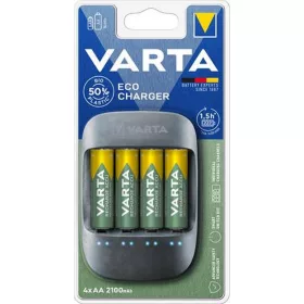   Elemtöltő, AA ceruza/AAA mikro, 4x2100 mAh, VARTA"ECO"