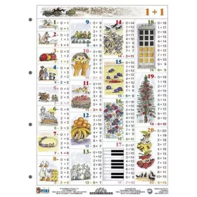   Tanulói munkalap, A4, STIEFEL "Összeadás II. rajzos"