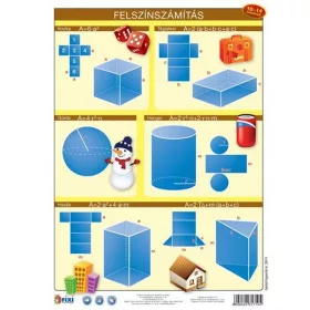   Tanulói munkalap, A4, STIEFEL "Felszínszámítás /munkaoldal"
