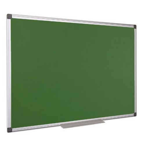 Krétás tábla, zöld felület, nem mágneses, 60x90 cm, alumínium keret
