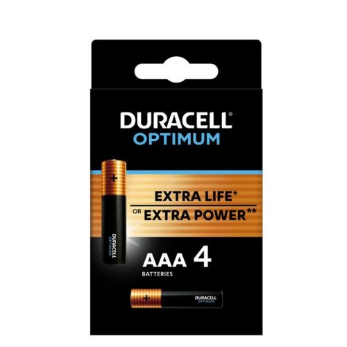 Duracell Optimum Alkáli Mikro Elem (1,5V) AAA B4