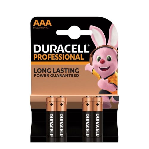 Duracell Professional Alkáli Mikro Elem AAA (1,5V) B4