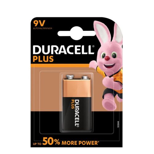Duracell Plus Power Alkáli Elem 9V B1
