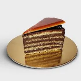   Dobos Torta, Szelet – Karamellmázas magyar csokoládé Torta Szelet 