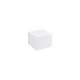 Jegyzettömb Petit Plus 9x9x9cm fehér, ragasztott