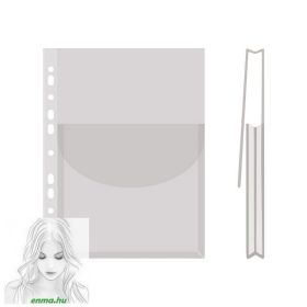   Genotherm lefűzhető PETIT PLUS A/4 Jumbo katalógustartó, 180 micron, 20 mm-es, 10 db/csomag 