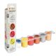 Tempera PRIMO 231TM6E metallic colors, set of 6x25ml, jar