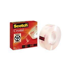   3M 600 Ragasztó szalag SCOTCH Crystal 19mmx33m, átlátszó 