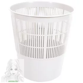 Papírkosár Fornax Műanyag Rácsos, 16 Literes, Szürke