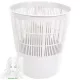 Papírkosár Fornax Műanyag Rácsos, 16 Literes, Szürke