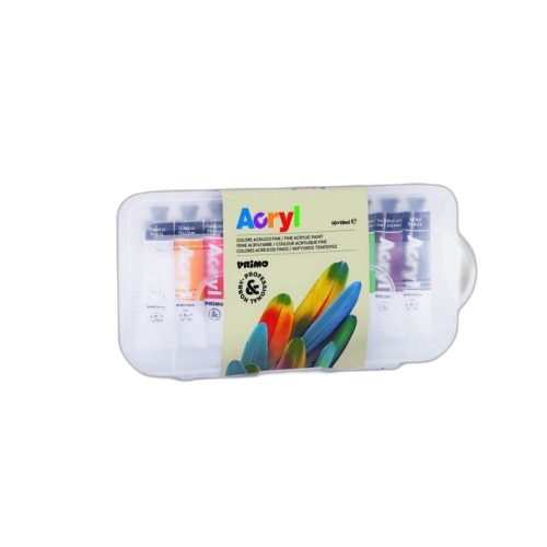 Pintura acrílica PRIMO 10x18ml, set