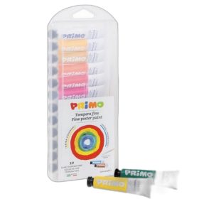 Tempera PRIMO tube set 448T12AP 12x12ml