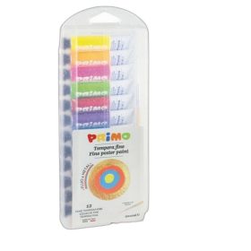   Tempera PRIMO tube set 450T12FMP 4x12ml neon + 8x12ml metallic