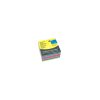   Jegyzettömb InfoNotes öntapadós, 75x75 mm, 450 lap, neon színek (sárga, kék, pink) 