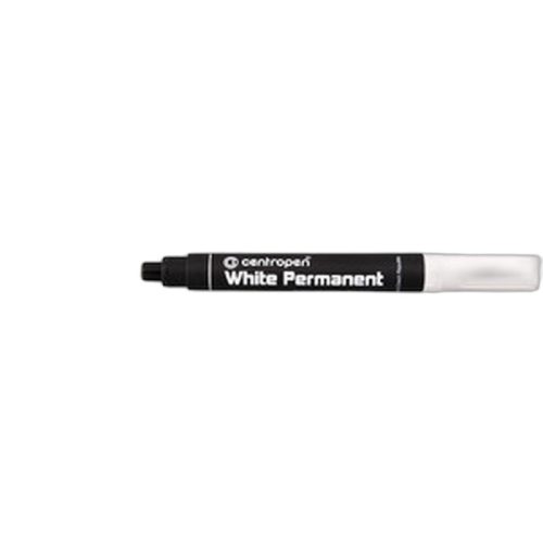 Permanent Marker Centropen 8586 Kerek Végű, 2,5 Mm, Fehér