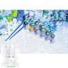 Számfestő 20X30Cm Színpompás "Flower Cat Mosaic" Keret Nélküli 