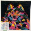   Számfestő 20X30Cm Színpompás "Wolf" Keret Nélküli 
