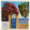   Számfestő 30X30 Cm Színpompás "Floral Gate" Keret Nélküli 