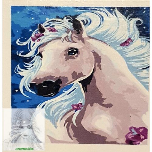 Számfestő 40X30 Cm, Színpompás "Fantasy Horse" Keret Nélküli 