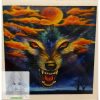   Számfestő 40X30 Cm, Színpompás "The Wolf'S Anger" Keret Nélküli 