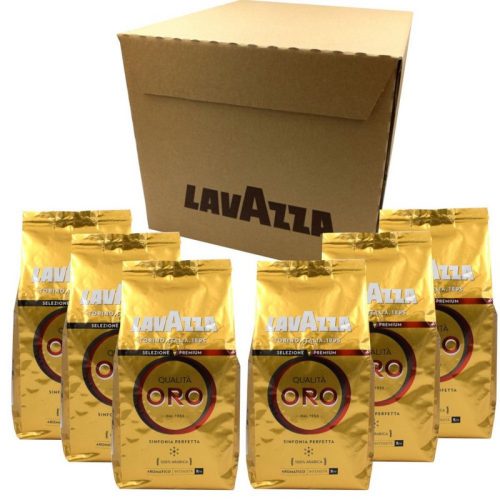 Lavazza Qualitá Oro szemes kávé 6x1 Kg, (Egy doboz) 