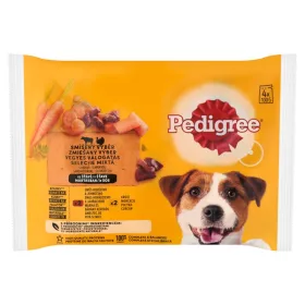   Pedigree Vegyes Válogatás teljes értékű nedves eledel felnőtt kutyák részére 4 x 100 g (400)