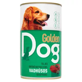   Golden Dog teljes értékű kutyaeledel felnőtt kutyák számára vadhúsos ízesítéssel 1240 g