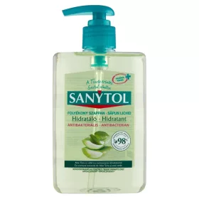   Sanytol antibakteriális hidratáló folyékony szappan aloe vera és zöld tea 250 ml