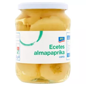 aro csípős ecetes almapaprika 670 g