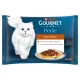 GOURMET Perle Gravy Delight csirkével/marhával nedves macskaeledel 4 x 85 g (340 g)