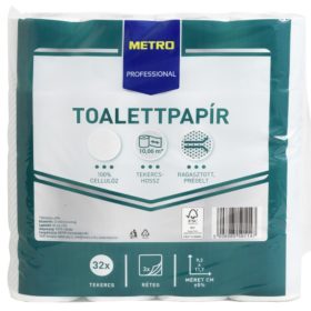 METRO PROFESSIONAL Toalettpapír 3 Rétegű 32 Tekercs