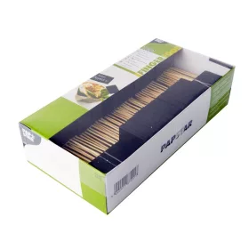 PAPSTAR Fingerfood Black Bambusz Nyárs 9 cm, 100 db