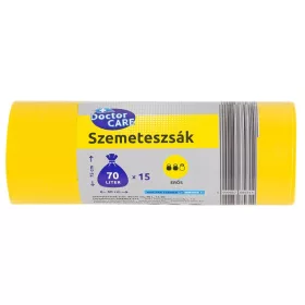 Doctorcare 70L Szemeteszsák Sárga 15db