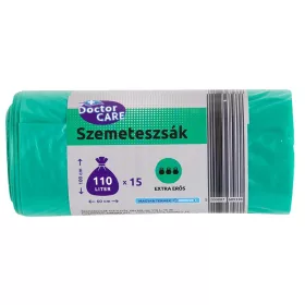 Doctorcare 110L Szemeteszsák Zöld 15db