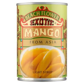   Beach Flower hámozott, szeletelt, enyhén cukrozott mangó befőtt 425 g