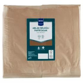   METRO PROFESSIONAL Kis Méretű Ablak Nélküli Papírtasak 140 x 50 x 250 mm 500 db