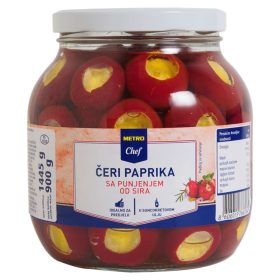   METRO Chef Cseresznye Paprika Túróval Töltve Napraforgóolajban 1,445 kg